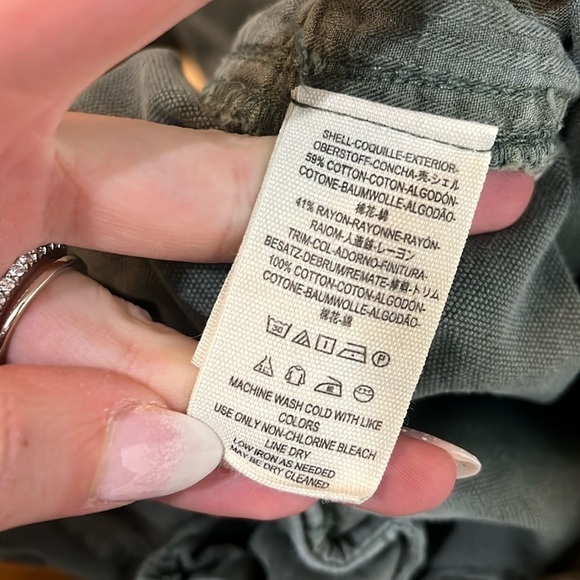 Free People Margate Pleated High Waist Paper Bag Boho Trouser Sugar Kelp Green - Picture 11 of 16